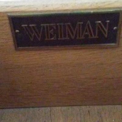 LOT 52C: NEOCLASSICAL BUFFET BY WEIMAN WITH MARBLE TOP