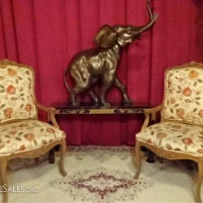 LOT 95B: HUGE BRONZE SCULPTURE