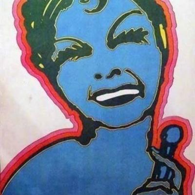 LOT 65: VINTAGE JUDY GARLAND LINCOLN CENTER POSTER CIRCA 1968