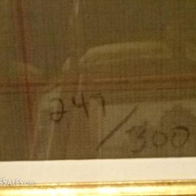 LOT 105C: SHIMON OKSHTEYN SIGNED SERIGRAPH, "TIMELESS STYLE"