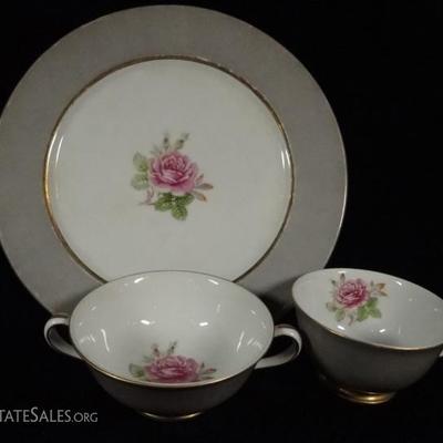 LOT 15A: 33 PC FUJI CHINA, MADE IN OCCUPIED JAPAN