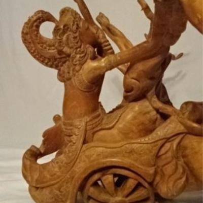 LOT 39D: LARGE ASIAN TEAK ROOT SCULPTURE