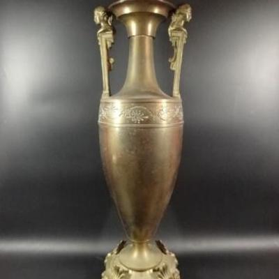 LOT 91C: BRASS URN LAMP BASE
