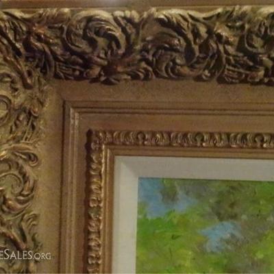 LOT 88C: LARGE OIL PAINTING ON CANVAS