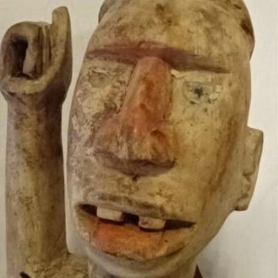 LOT 45B: AFRICAN NKISI NKONDI NAIL FETISH SCULPTURE
