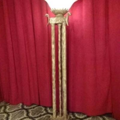 LOT 81: NEOCLASSICAL TORCHIERE FLOOR LAMP