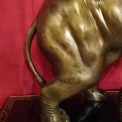 LOT 95B: HUGE BRONZE SCULPTURE