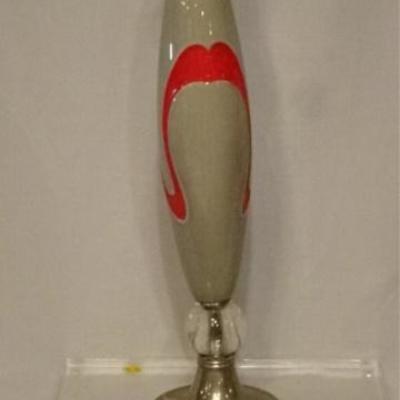 LOT 61B: ACRYLIC AND WOOD FLOOR LAMP
