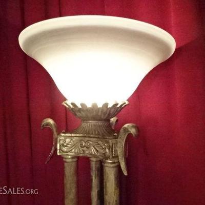 LOT 81: NEOCLASSICAL TORCHIERE FLOOR LAMP