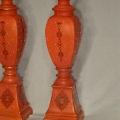 LOT 83A: PAIR MID CENTURY CERAMIC LAMPS