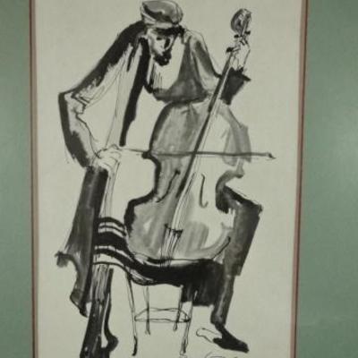 LOT 43A: 4 PC MOSHE BERNSTEIN JUDAICA LITHOGRAPHS