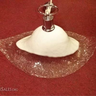 LOT 120A: MAZZEGA MURANO GLASS PENDANT LIGHT
