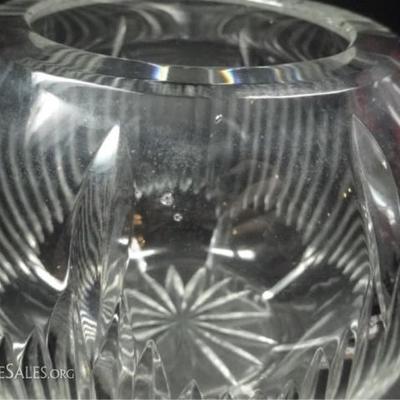 LOT 65A: CRYSTAL BOWL, APPROX 6" X 6.5"
