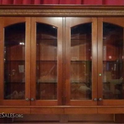 LOT 126C: LIGHTED FRENCH STYLE BREAKFRONT