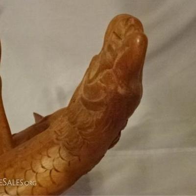 LOT 39D: LARGE ASIAN TEAK ROOT SCULPTURE