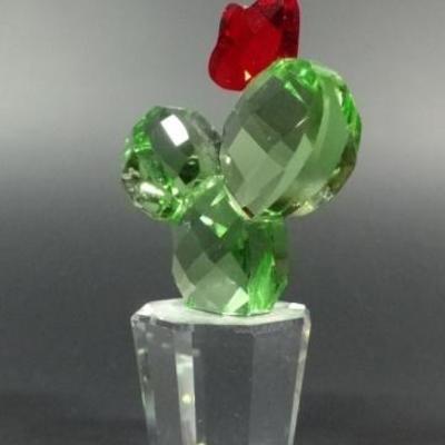 LOT 113B: RETIRED SWAROVASKI CRYSTAL CACTUS