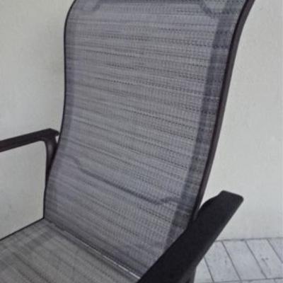 LOT 111A: 3 PC PATIO SET, TABLE AND 2 SWIVEL ARMCHAIRS