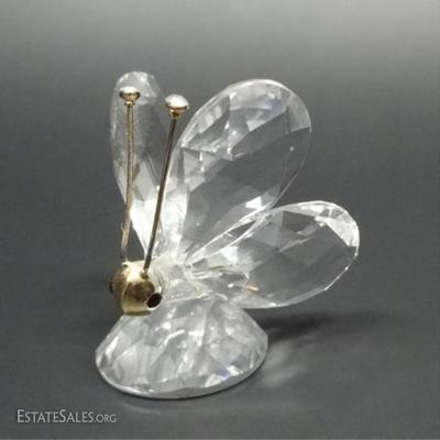 LOT 58A: SWAROVSKI CRYSTAL BUTTERFLY