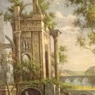 LOT 99B: HUGE PAINTING ON BOARD