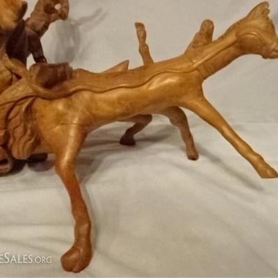 LOT 39D: LARGE ASIAN TEAK ROOT SCULPTURE