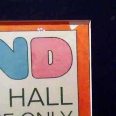 LOT 65: VINTAGE JUDY GARLAND LINCOLN CENTER POSTER CIRCA 1968