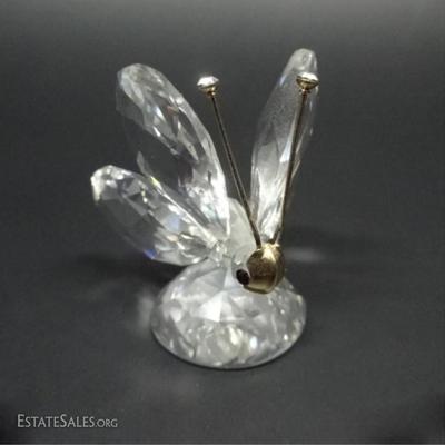 LOT 58A: SWAROVSKI CRYSTAL BUTTERFLY