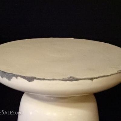 LOT 73A: PAIR MID CENTURY MODERN ITALIAN METAL TABLES OR STOOLS