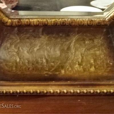 LOT 116: LARGE OCTAGONAL MIRROR