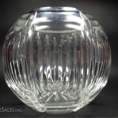 LOT 65A: CRYSTAL BOWL, APPROX 6" X 6.5"