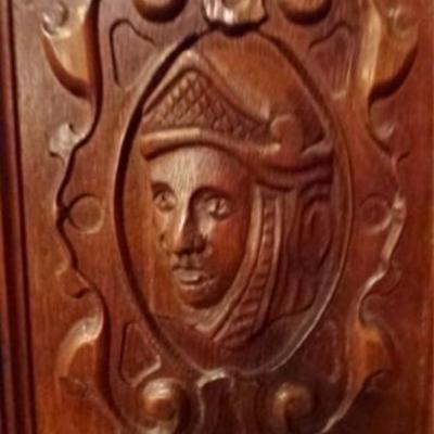 LOT 118D: 1920's SPANISH COLONIAL REVIVAL CABINET