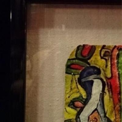 LOT 194: ALEXANDER GORE ORIGINAL OIL PAINTING ON PAPER