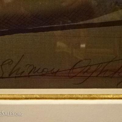 LOT 105C: SHIMON OKSHTEYN SIGNED SERIGRAPH, "TIMELESS STYLE"