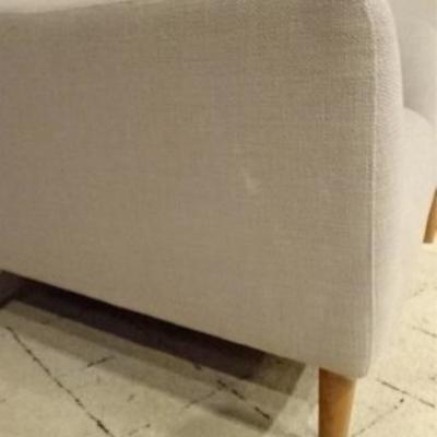 LOT 79A: PAIR CRATE & BARREL PENNIE ARM CHAIRS
