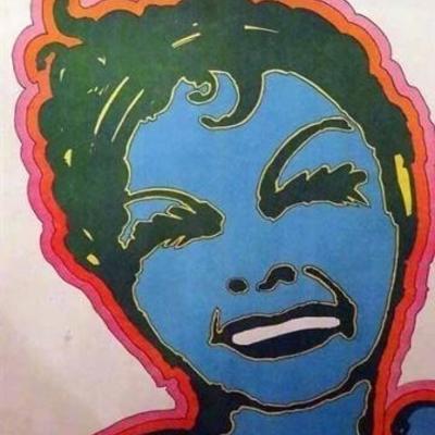 LOT 65: VINTAGE JUDY GARLAND LINCOLN CENTER POSTER CIRCA 1968