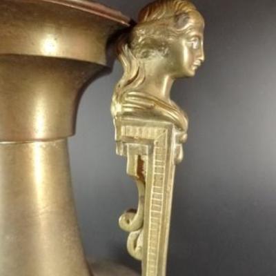 LOT 91C: BRASS URN LAMP BASE
