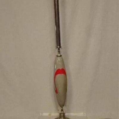 LOT 61B: ACRYLIC AND WOOD FLOOR LAMP