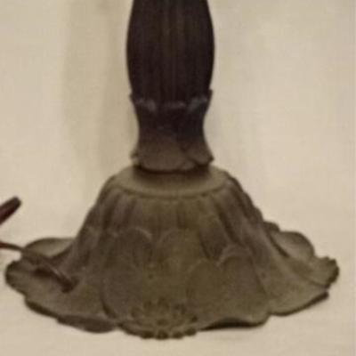 LOT 65C: PAIR VINTAGE METAL BRIDGE ARM LAMPS, EARLY 20TH C.