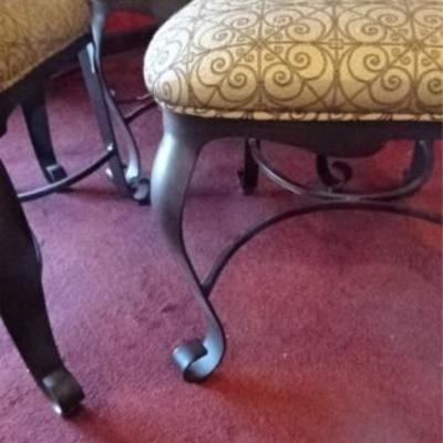 LOT 80D: 4 PC METAL CHAIRS