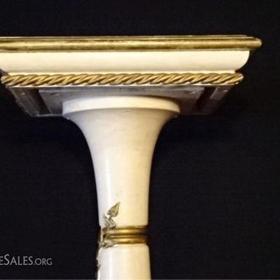 LOT 97D: NEOCLASSICAL WOOD PEDESTAL