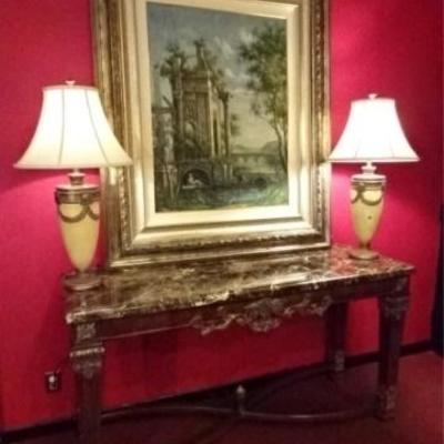 LOT 99B: HUGE PAINTING ON BOARD