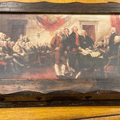 Declaration of independence jewelry box