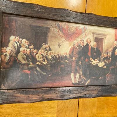 Declaration of independence jewelry box