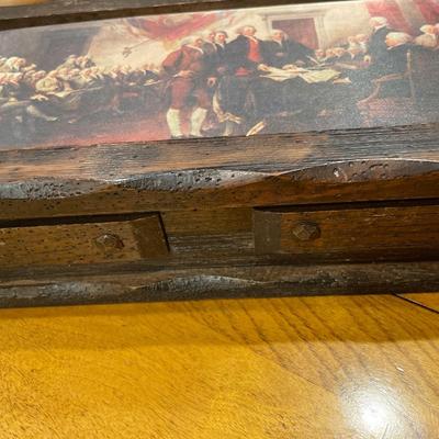 Declaration of independence jewelry box