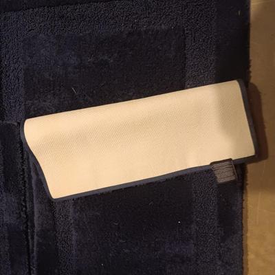 3 PIECE BATHROOM RUG SET WITH RUBBER BACK