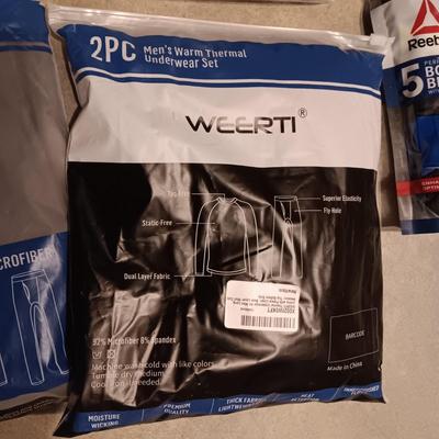 BOYS NEW UNDERWEAR (XL & M) 2 MEN'S LONG UNDERWEAR (3X)