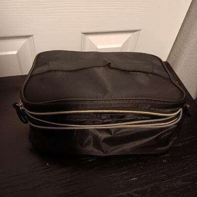 BEAUTY PRODUCTS AND A MAKEUP BAG