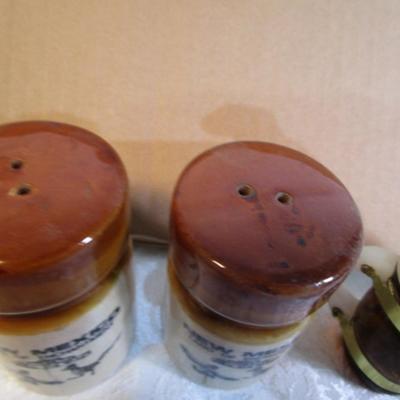 3 sets of salt & pepper shakers #1
