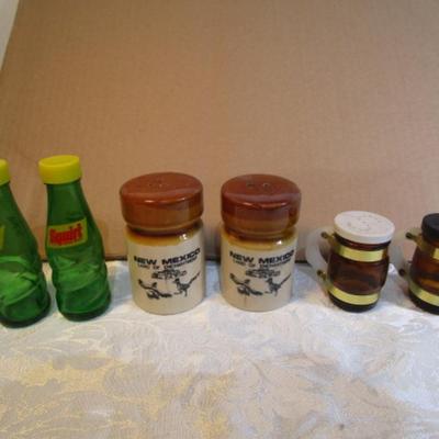 3 sets of salt & pepper shakers #1