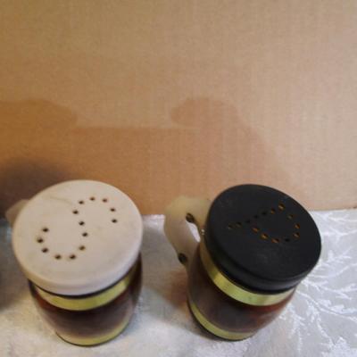 3 sets of salt & pepper shakers #1