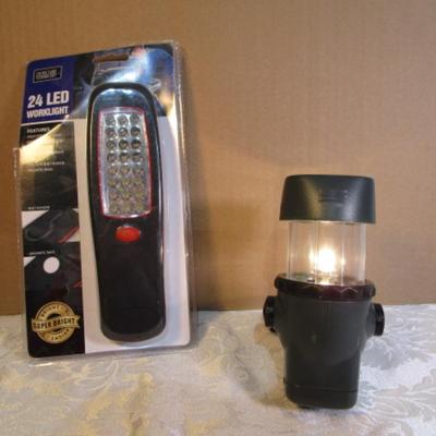 Lantern/flashlight & a new in pkg 24 LED work light